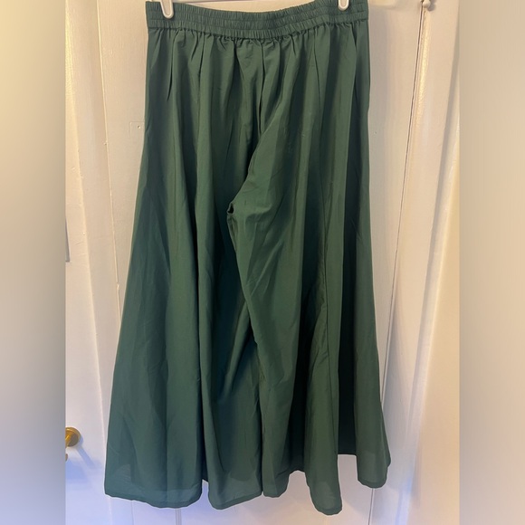 Green Palazzo Pants from India - Picture 2 of 2